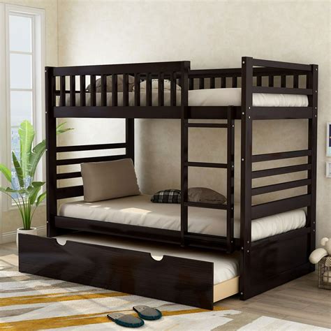 merax bunk bed|4ft bunk beds with mattresses.